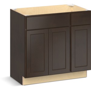 Reliabilt Parkstone II RB Parkstone II Espresso  Vanity Sink 36in 3 DR - 641186 | Lowe's Pro Supply